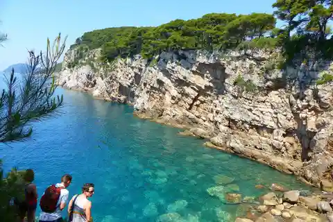 Från Dubrovnik: Dagsutflykt med vandring och bad på ön Koločep