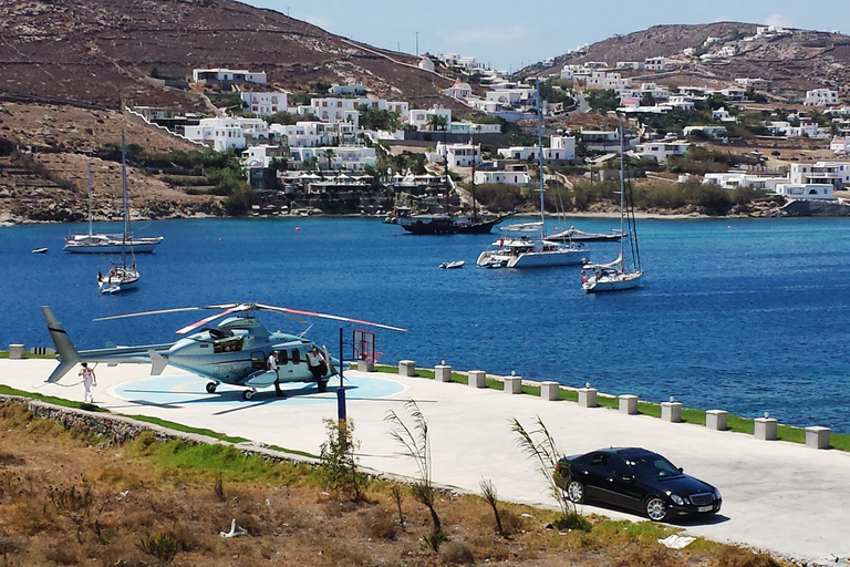 Helikoptertransfer zwischen Mykonos &amp; SantorinVon Santorin nach Mykonos: Maximal 4 Passagiere mit Gepäck