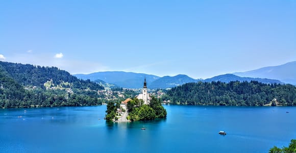 Von Koper aus: Tagestour zum Bleder See und nach Ljubljana