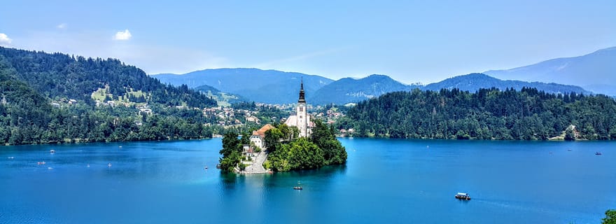 Depuis Koper : Excursion d'une journée au lac de Bled et à Ljubljana