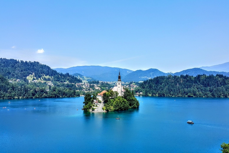 Desde Koper: excursión de un día al lago Bled y Ljubljana