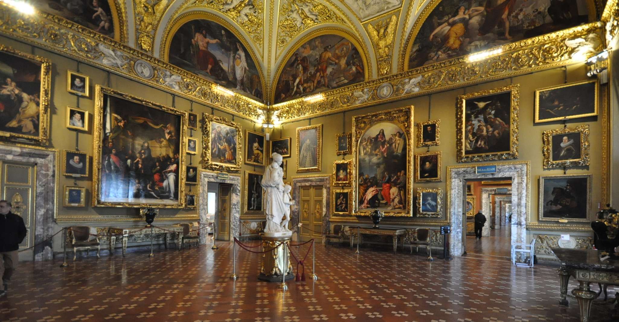 Florenz, Palazzo Pitti, Boboli-Garten, Besichtigung der pfälzischen Galerie - Hizvo