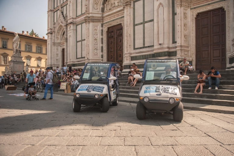 Florence: mileuvriendelijke rit per elektrische golfkarRit van 1,5 uur in het Engels