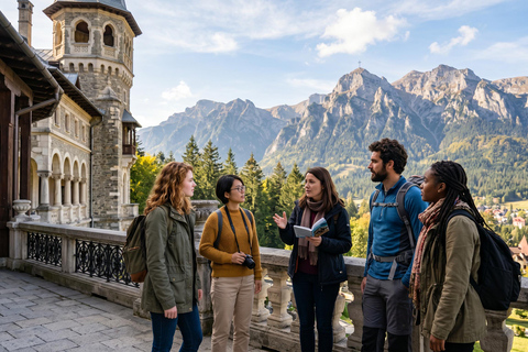 Bucharest-Dracula Castles, Peles-Cantacuzino-Brasov Day Tour COACH TOUR Audio guide in 24 languages