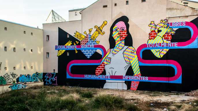 Madrid: tour de arte urbano con grafitis locales