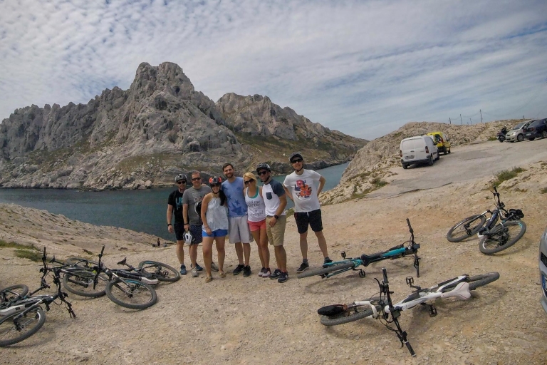 Desde Marsella: tour en bicicleta de montaña electrónica por el Parque Nacional CalanquesDesde Marsella: excursión en bicicleta por la montaña E de Calanques National Park