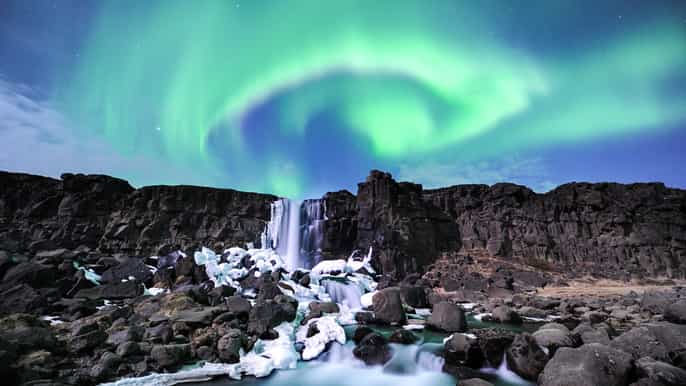 aurora borealis northern lights tour from reykjavik
