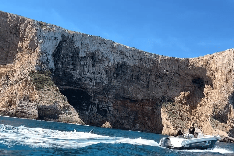 Route en bateau privé avec vin, ibérico Gourmet Snack tout compris