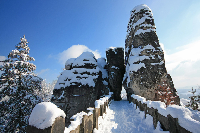 De Dresde: visite d'hiver en Bohême et en Suisse saxonne