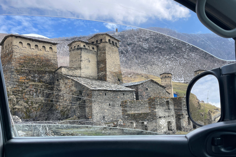 From Kutaisi: Svaneti, Mestia & Ushguli with Scenic Hikes Svaneti 4x4 Private 3-day tour