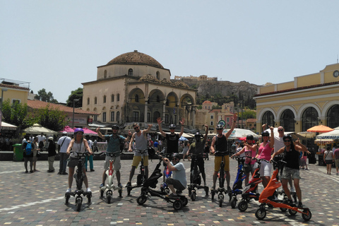 Faits saillants d'Athènes en vélo électrique Trikke