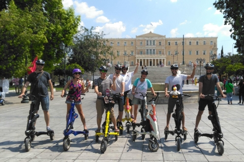 Faits saillants d'Athènes en vélo électrique Trikke