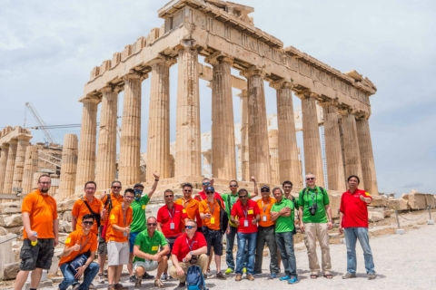 Wycieczka po Akropolu i główne atrakcje Aten przez elektryczny rower Trikke