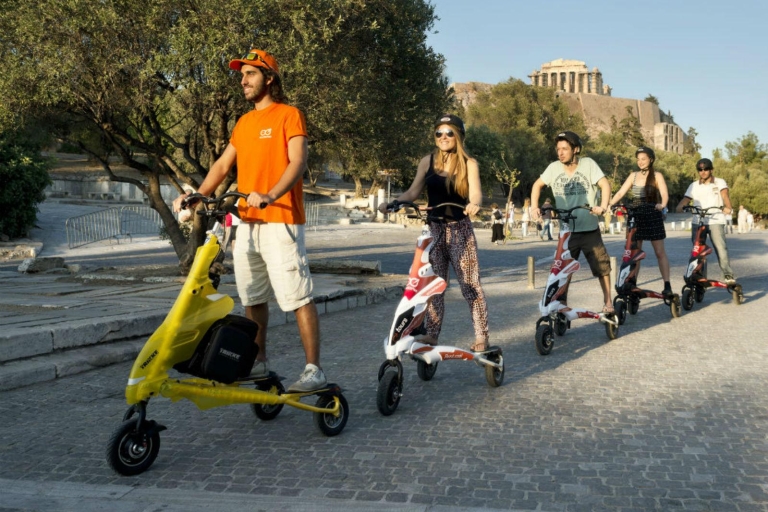 Recorrido por la Acrópolis y lo más destacado de Atenas en bicicleta eléctrica Trikke