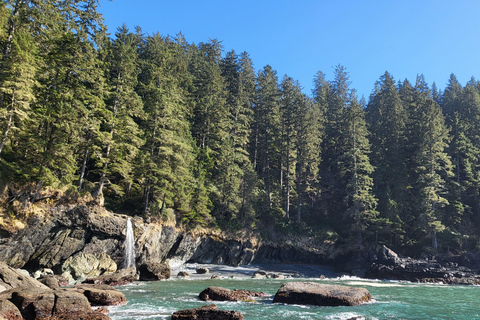 Vancouver Island: Jurtenaufenthalt, Wasserfall, Strände und Skywalk