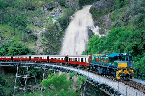 From Port Douglas: Kuranda via Scenic Rail or Skyrail Option