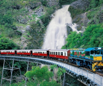 From Port Douglas: Kuranda via Scenic Rail or Skyrail Option