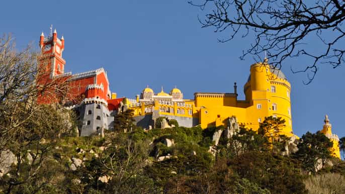 from lisbon sintra pena palaces and capuchos convent tour