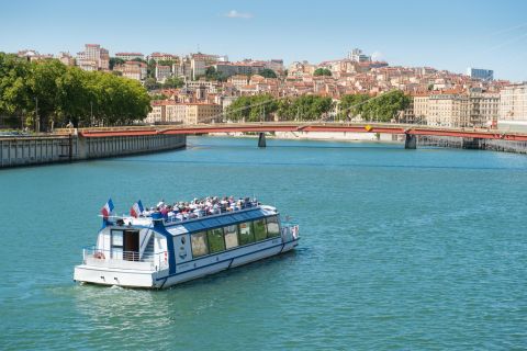 Lyon: Guidad båttur med sightseeing på Saône-floden
