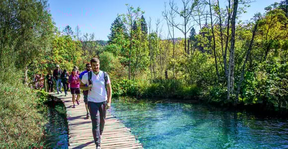 Ab Split: Zagreb-Transfer und Plitvicer Seen-Tour