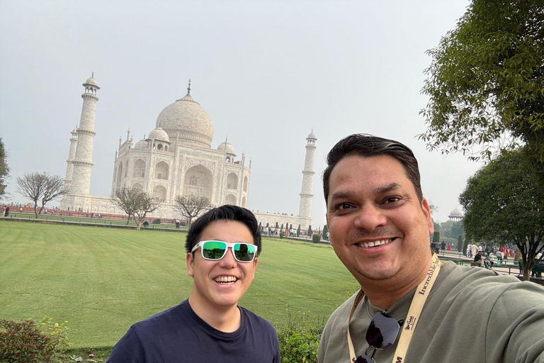From Delhi Taj Mahal & full Day Agra Tour with 5 star lunch Ac Private Car + Tour Guide.