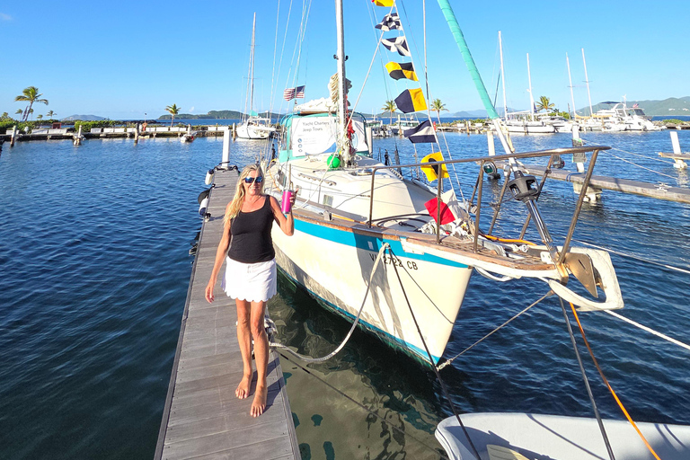 St Thomas: Jeep Tour & Sailing Snorkel Cruise Combo St Thomas: Jeep Tour & Sailing Snorkel Cruise Combo