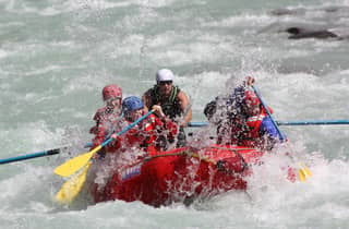 Sunwapta Challenge Wildwasser-Rafting in Jasper