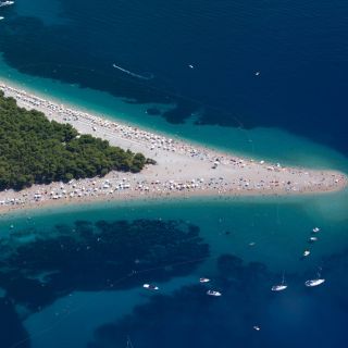 From Trogir or Split: Private Speedboat Tour to Brac Island