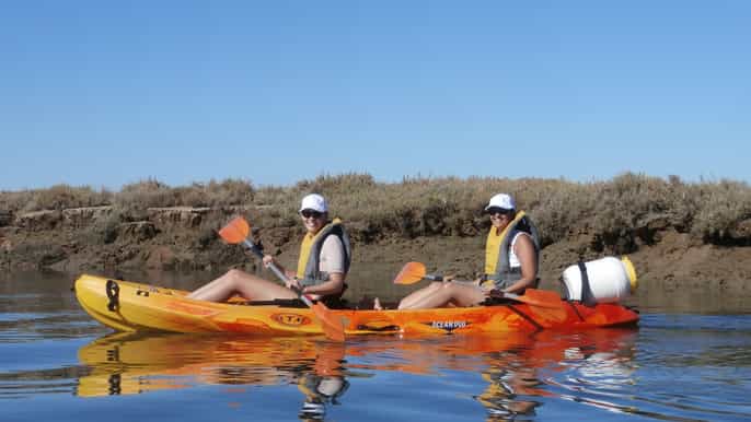 ab faro naturschutzgebiet ria formosa kajakverleih