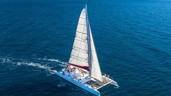 from split catamaran cruise to brač island