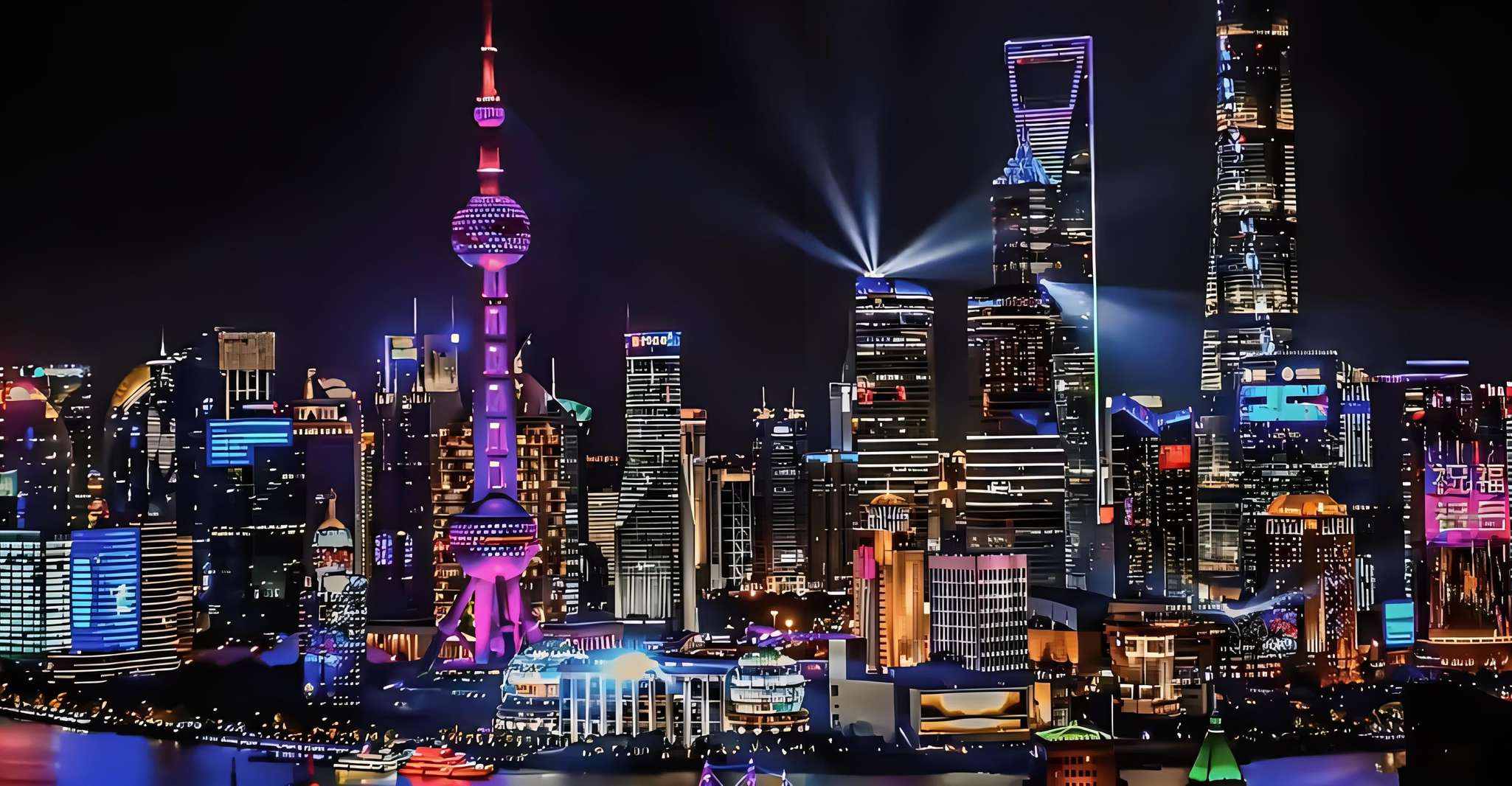 Shanghai Night River Cruise VIP Seat with Authentic Dinner - Housity