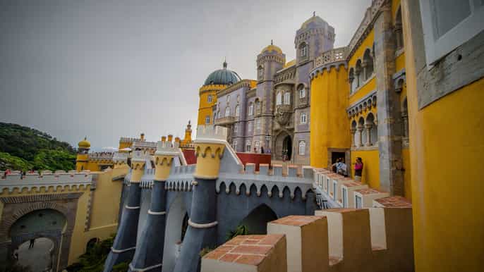 tour de sintra palacio da pena cascais y el parque natural