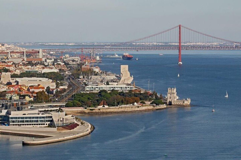Lisbon: Helicopter Tour in Lisbon and Tagus River Cruise Helicopter tour + brunch cruise