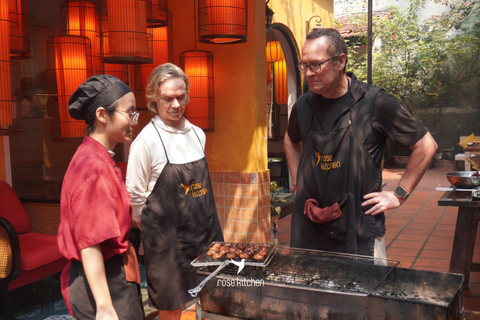 Hanoi Cooking Class: Pho/Bun Cha/Nem + Free Egg/ Salt Coffee