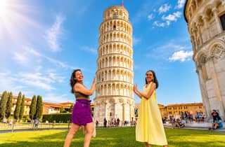 Von Siena: Tagestour nach Pisa und San Gimignano