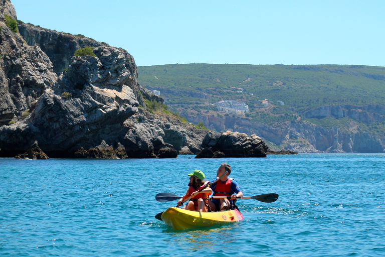 Depuis Lisbonne : Excursion en kayak au parc d'ArrabidaCircuit avec transport depuis Lisbonne