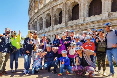Rome: Colosseum Access and Self-Guided Virtual Reality Tour