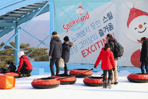 Snowyland, Cable Car Ticket and Shuttle Bus tour from Seoul Shuttle from Hotel the Designers Dongdaemun