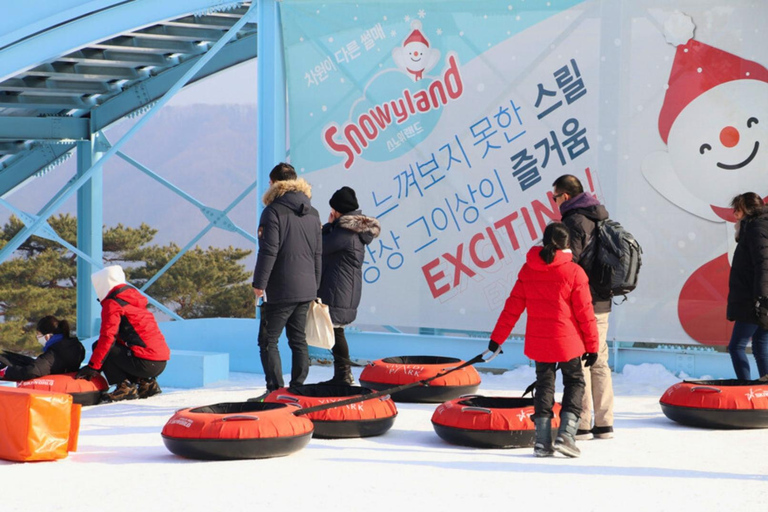 Snowyland, Cable Car Ticket and Shuttle Bus tour from Seoul Shuttle from Hotel the Designers Dongdaemun