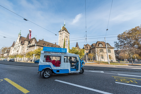 Zürich: Private eTukTuk StadtführungZürich: Private eTukTuk Stadtrundfahrt