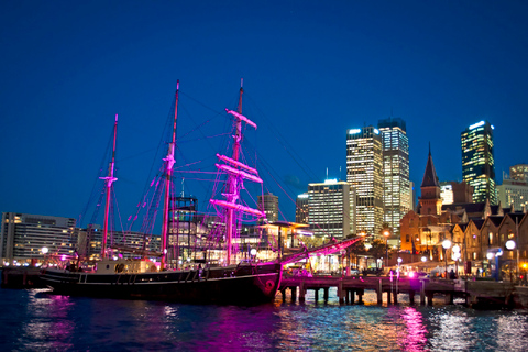 Sydney hamn: Tall Ship Vivid middagskryssning