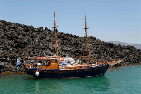 Caldera Santorini: crucero con cena y puesta de sol