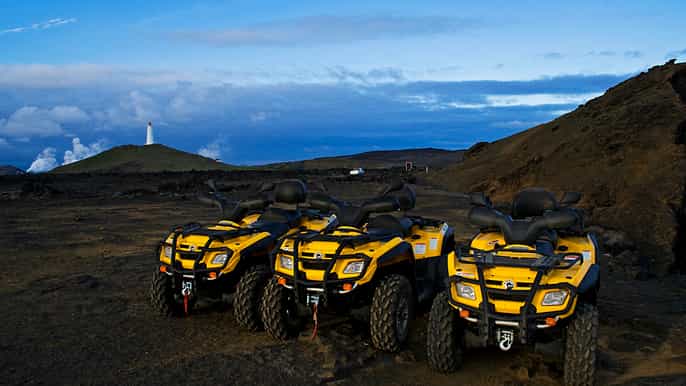 trip to the moon 3hour atv/quad adventure in reykjanes