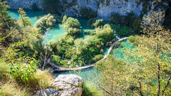 plitvice lakes day tour from split or trogir