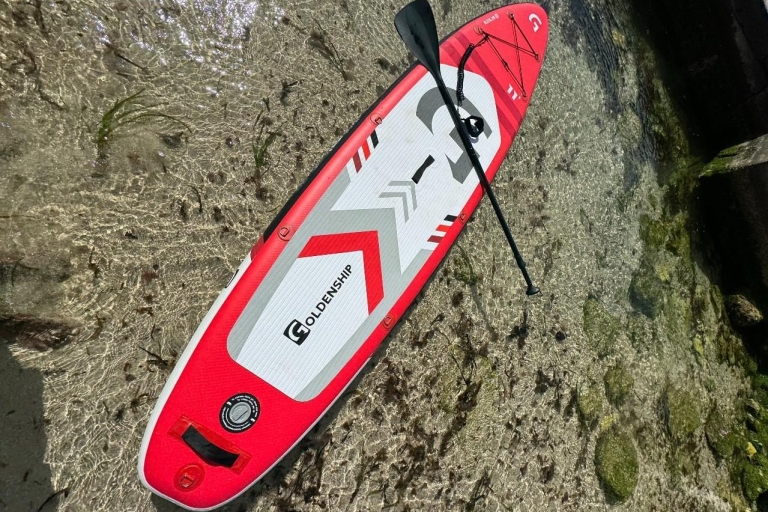 paddle surf sunset with LED light show Stand Up Paddle renting