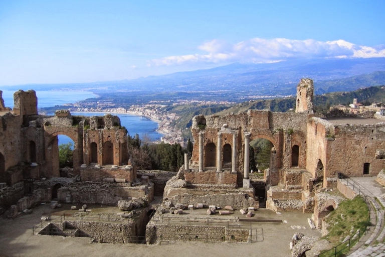 Ab Palermo: Tagesausflug zum Ätna und nach Taormina