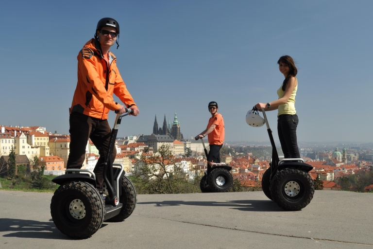 Najważniejsze w Pradze: Segway & E-Scooter Tour z Taxi Pick-UpPrywatna wycieczka segwayem i e-rowerem