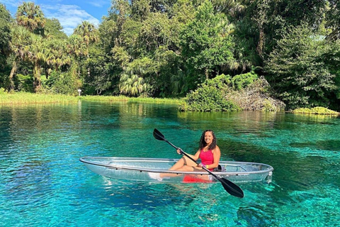 Dunnellon: Rainbow Springs Clear Kayak Guided Tour