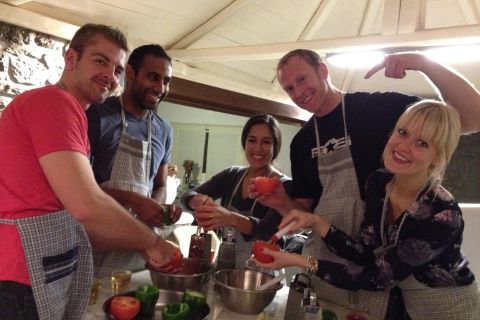 Mykonos: classe di cucina con cibo e vino