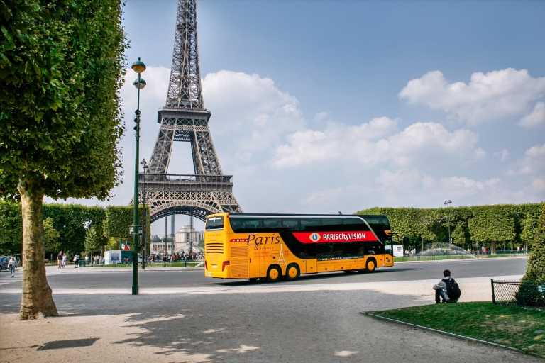Paris : visite audio-guidée immersive en bus et croisière